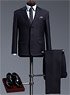 POP Toys Costume 1/6 Mens Suits 2022 Autumn New X36 Navy Blue (Fashion Doll)