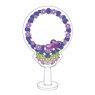 Stand Flower Can Badge Cover Purple Favorite (Anime Toy)
