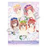 The Quintessential Quintuplets Single Clear File Wedding Purple (Anime Toy)