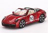 Porsche 911 Targe 4S Heritage Design Edition Cherry Red (LHD) (Diecast Car)