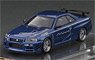Nissan Skyline GT-R Mine`s (R34) Bayside Blue (ミニカー)