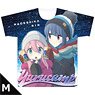 [Laid-Back Camp] Full Graphic T-Shirt [Nadeshiko & Rin Shima] M Size (Anime Toy)