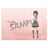 When Will Ayumu Make His Move? [Especially Illustrated] Clear File Rin Kagawa Cafe School Uniform Ver. (Anime Toy)