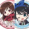 Rent-A-Girlfriend Trading Big Can Badge Deformed Ver. (Set of 10) (Anime Toy)