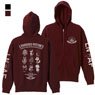 Luminous Witches Zip Parka Burgundy XL (Anime Toy)