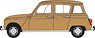 (OO) Marron Glace Renault 4 (Model Train)