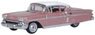 (HO) Chevrolet Impala Sport Coupe 1958 Cay Coral and White (Model Train)