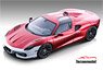 カロッツェリア・ツーリング・スーペルレッジェーラ アレーゼ RH95 2021 メタリックレッド/グロスホワイト (ミニカー)