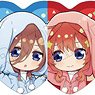 The Quintessential Quintuplets Movie Trading Heart Can Badge (Set of 5) (Anime Toy)