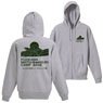 [Laid-Back Camp] Pine Cone Campground Zip Parka Mix Gray XL (Anime Toy)