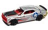 2019 Dodge Challenger Hellcat Shark Teeth Custom (Silver) (Diecast Car)