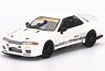 Top Secret Nissan Skyline GT-R VR32 White (RHD) (Diecast Car)