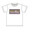 Laid-Back Camp Mt. Fuji Logo T-Shirt Ayano M White (Anime Toy)