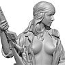 Evelyn Topless (3D Printed Kit) (Plastic model)