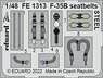 F-35B Seatbelts Steel (for Italeri) (Plastic model)