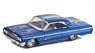 1964 Chevrolet Impala Lowrider Blue (Diecast Car)