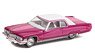 1973 Cadillac DeVille Lowrider Pink / White (Diecast Car)