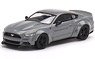 LB Works Ford Mustang GT Gray (LHD) (Diecast Car)