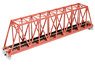 Unitrack Single Truss Bridge 248mm (9 3/4``). Red Brown < S248T > (1pc.) (Model Train)