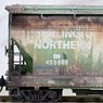 094 44 770 (N) 3-Bay Coverd Hopper, w/Elongated Hatches Burlington Northern ex-CB&Q RD# BN 453688 BNSF FT#1 (Model Train)