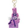 Tokyo Midnight Girl Heart Swivel Hook Acrylic Key Ring [Bell] (Anime Toy)