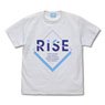 Extreme Hearts Rise T-Shirt White M (Anime Toy)