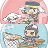 Golden Kamuy x Sanrio Characters Trading Can Badge (w/Random Holo) (Set of 10) (Anime Toy)