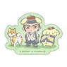 Golden Kamuy x Sanrio Characters Sticker Tanigaki x Pom Pom Purin (Anime Toy)