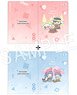 Golden Kamuy x Sanrio Characters Mini Clear File Set Sugimoto x Cinnamoroll & Asirpa x My Melody (Anime Toy)