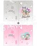 Golden Kamuy x Sanrio Characters Mini Clear File Set Hijikata x Kuromi & Ogata x Hello Kitty (Anime Toy)