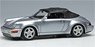 Porsche 911 (964) Speedster Turbo Look 1993 Polar Silver Metallic (Diecast Car)