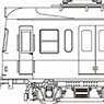 1/80(HO) Seibu Series 551 Middle Type Total Kit Four Car Set (Front Sign Board, TR14, TR11) (4-Car Set) (Unassembled Kit) (Model Train)