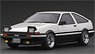 Toyota Sprinter Trueno 3Dr GT Apex (AE86) White/Black (ミニカー)