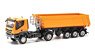 (HO) イベコ トラッカー Schmitz Cargobull ダンプセミトレーラー付 オレンジ (鉄道模型)
