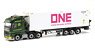 (HO) Volvo FH Gl. (2020) 6x2 Container Side Loader Trailer `Ancotrans / ONE` [Volvo FH GL.] (Model Train)