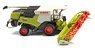 (HO) Claas Trion Harvester 730 with Convio 1980 (Model Train)