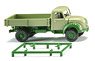 (HO) Magirus Flat Bed Truck Light Green [Pritschenkipper (Magirus)] (Model Train)