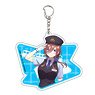 Big Acrylic Key Ring [The Quintessential Quintuplets Movie] 03 Miku Nakano Station Attendant Ver. (Especially Illustrated) (Anime Toy)