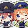 Can Badge [The Quintessential Quintuplets Movie] 02 Station Attendant Ver. Box (Mini Chara) (Set of 5) (Anime Toy)