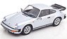 Porsche 911 Carrera 3.2 Coupe with Rear Spoiler 250.000 Anniversary 1988 Silver (Diecast Car)