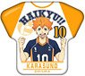 Haikyu!! College Taste T-Shirt Can Badge Shoyo Hinata (Anime Toy)