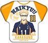 Haikyu!! College Taste T-Shirt Can Badge Kei Tsukishima (Anime Toy)