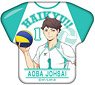 Haikyu!! College Taste T-Shirt Can Badge Toru Oikawa (Anime Toy)
