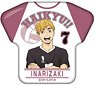 Haikyu!! College Taste T-Shirt Can Badge Atsumu Miya (Anime Toy)