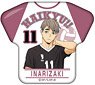 Haikyu!! College Taste T-Shirt Can Badge Osamu Miya (Anime Toy)