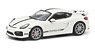Porsche Cayman GT4 white (ミニカー)