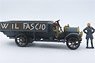 Fiat 18BL Truck - W Il Fascio - La Marcia Su Roma 22 octobre 1922 with figures Mussolini (Diecast Car)