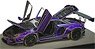 LB LP 700 Tron Purple (Full Opening and Closing) (Diecast Car)