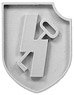 WWII ドイツ第12SS装甲師団「ヒトラーユーゲント」プレート (プラモデル)