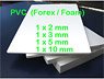 PVC Foamed Forex Mix (Material)